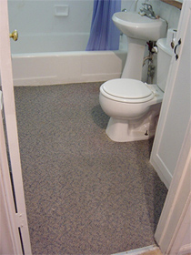 Bathroom Carpet Rug Do-It-Yourself lil Project